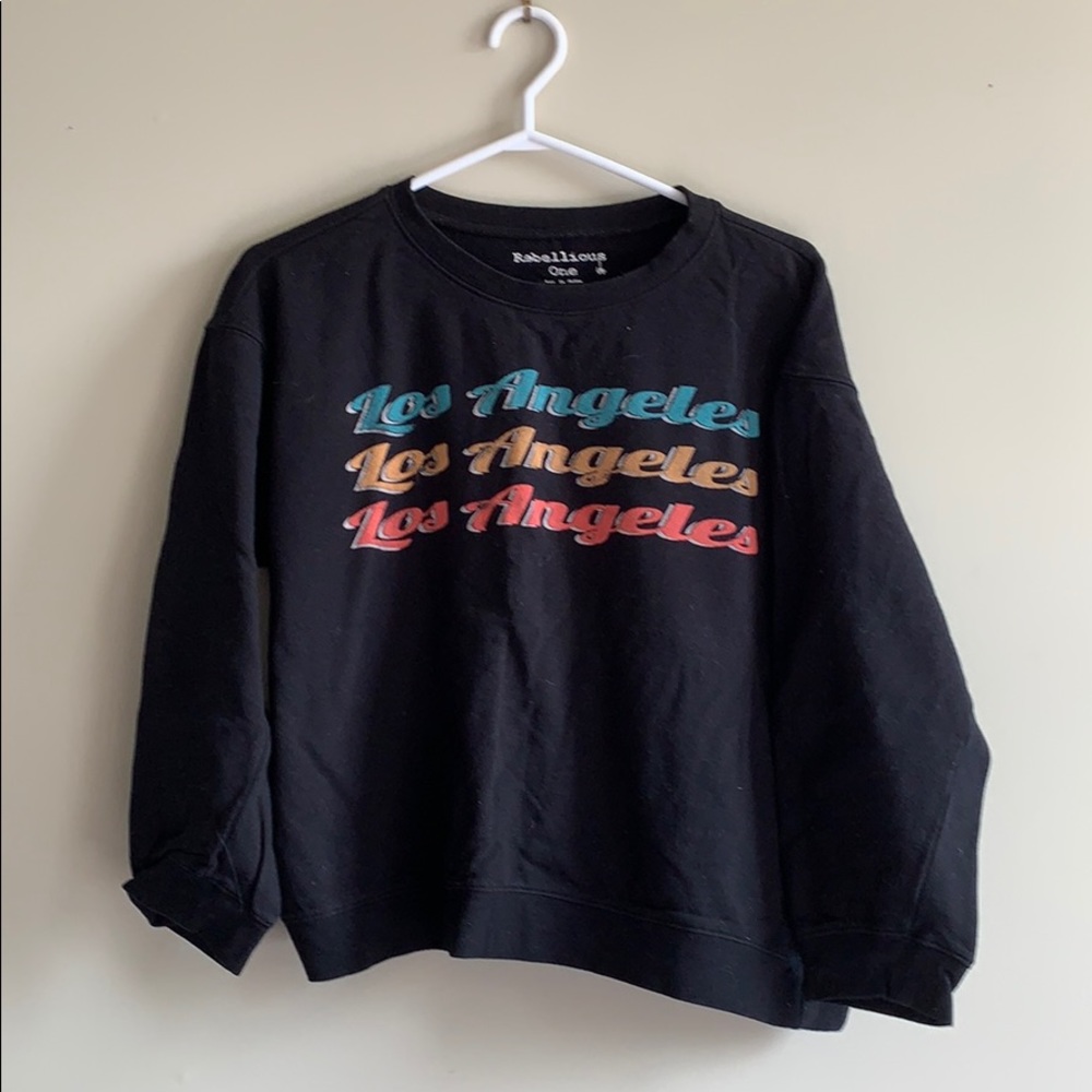 ‘Los Angeles’ Black Sweater.
